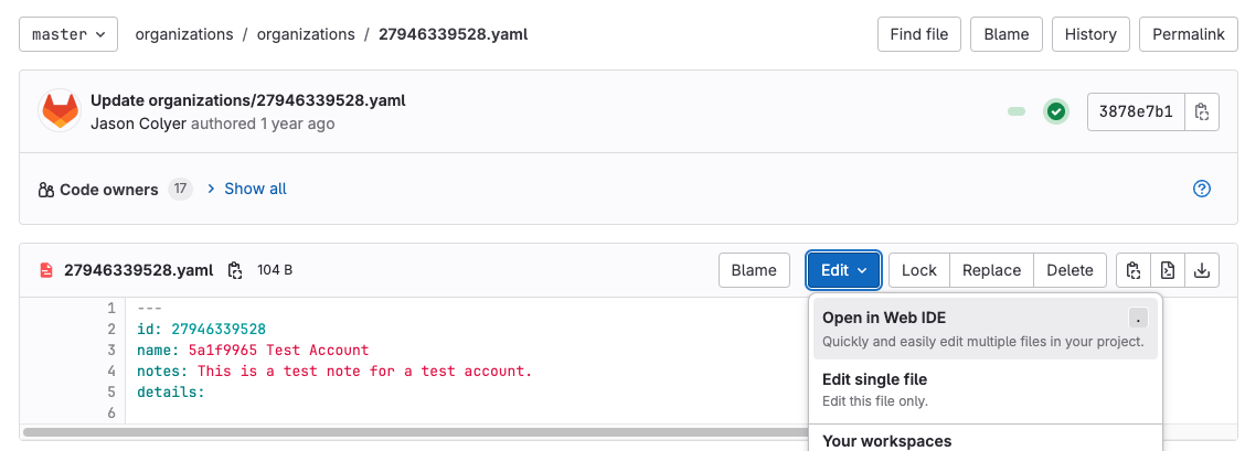 Edit YAML Image