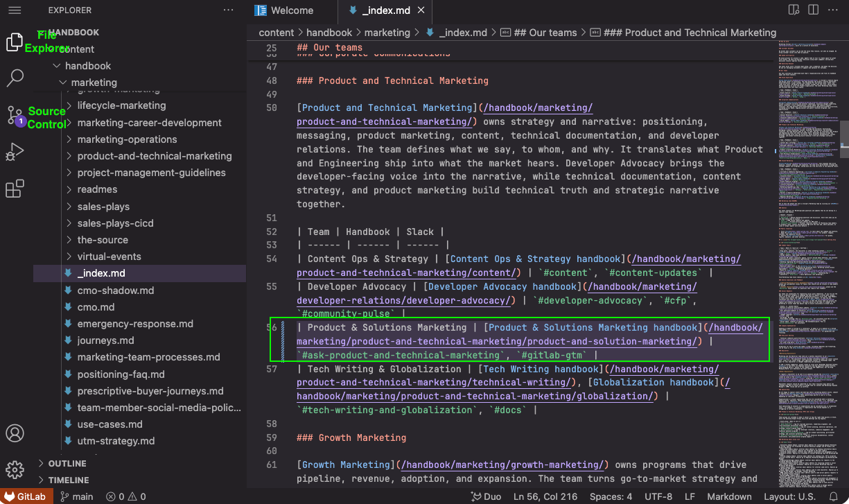 Web IDE - エディターとファイルエクスプローラー