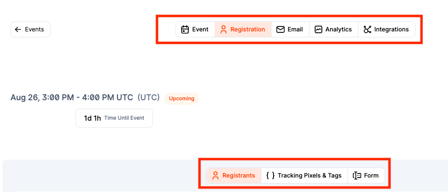 Goldcast Registrants, Pixels, Form
