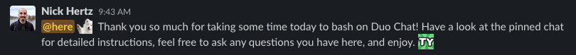 Slack 招待の例